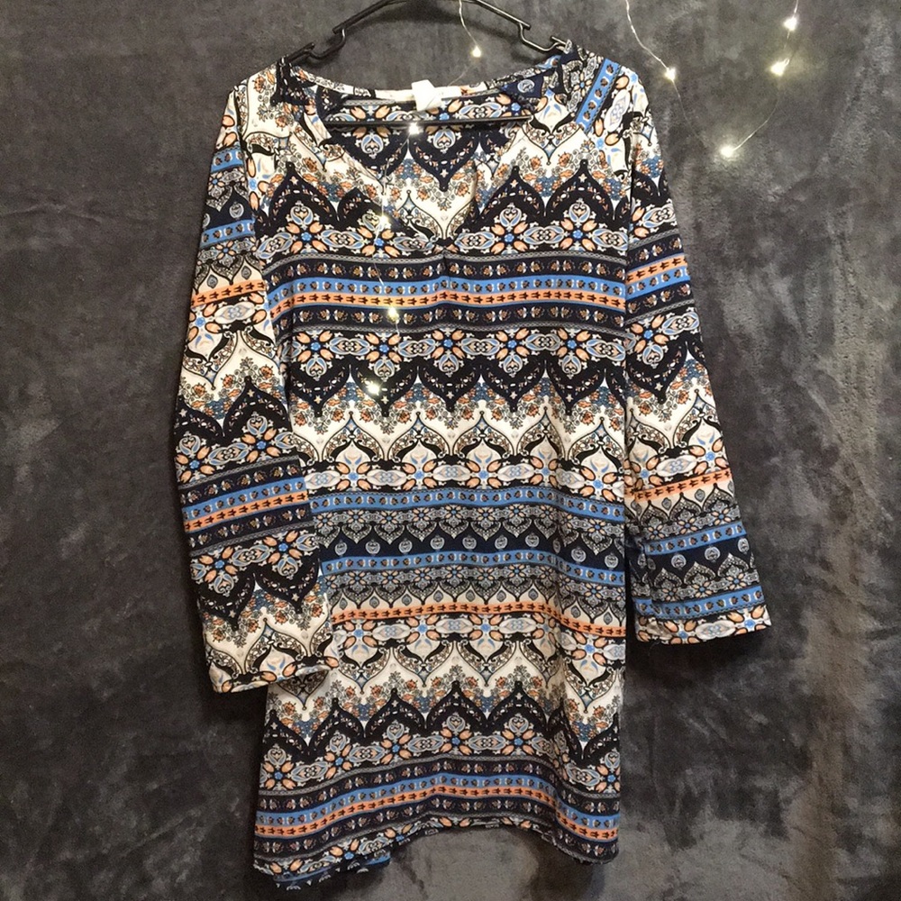 Vintage bell sleeve dress